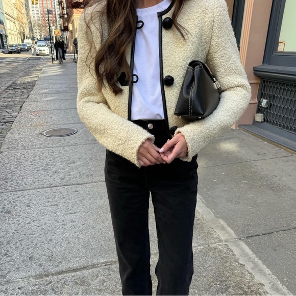 Isabel Marant Gradilia Wool Blend Bouclé Tweed Jacket - Picture 6 of 8